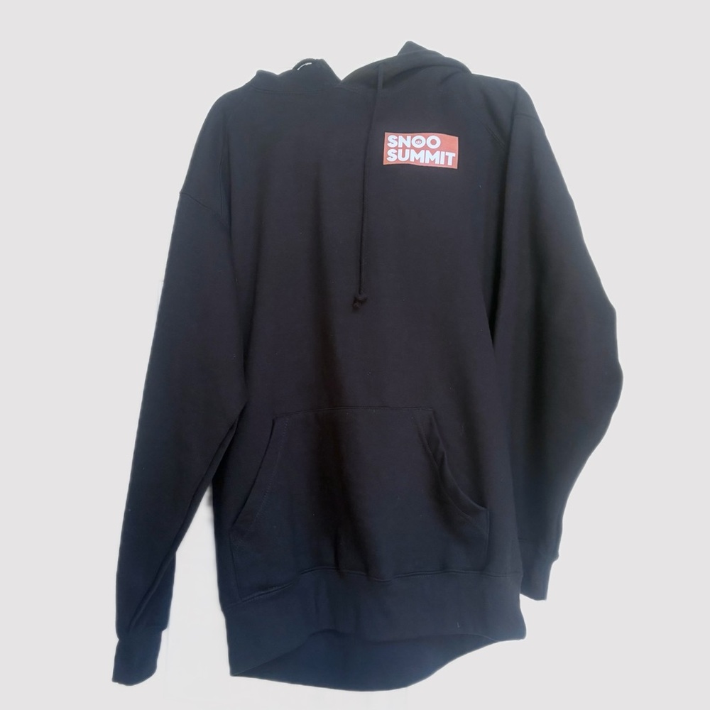 Black Snoo Summit Hoodie Badger Sports Size M – Like New